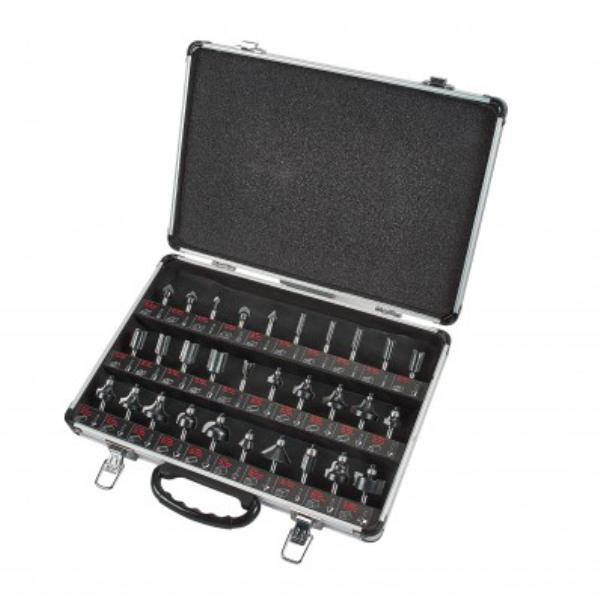 30Pce Router Cutter Set 1/4"